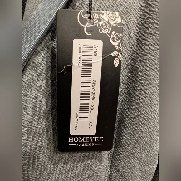 Grey Midi Dress Size 14 (NWT) - Picture 4 of 4